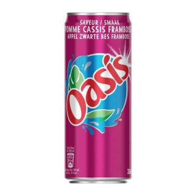 CANETTE OASIS POMME CASSIS FRAMBOISE